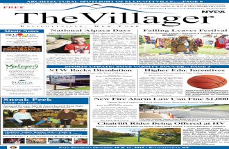 The villager ellicottville sept 24 30, 2015 volume 10 issue 39