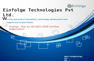 Patent Registration Services - Einfolge Technologies