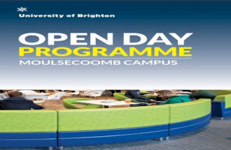 Moulsecoomb open day programme