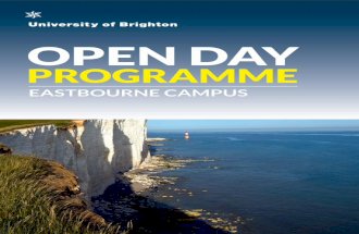 Eastbourne open day programme