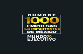 Brochure Cumbre 1000 Empresas Más Importantes de México