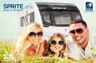 Sprite Caravan brochure 2016