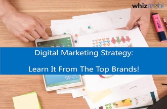 Digital Marketing Strategy: Learn It From The Top Brands!