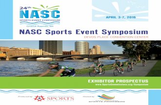 2016 NASC Symposium Exhibitor Prospectus