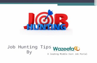 Job hunting tips