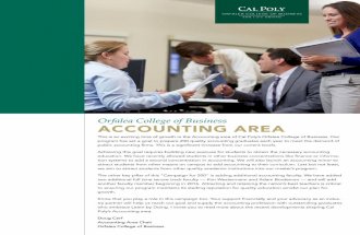 Cal Poly Accounting Brochure