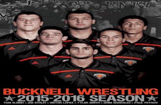 2015-16 Bucknell Wrestling Guide