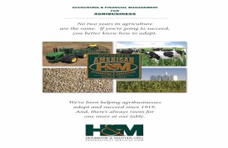 H&M Agriculure Business Brochure