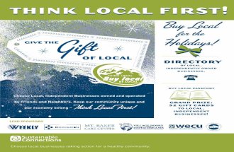 Think Local First - Holiday 2015