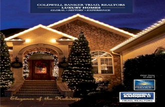 Coldwell Banker Triad, Realtors 2015 Holiday Luxury Homes Magazine