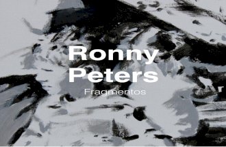Ronny Peters, "Fragmentos", catálogo