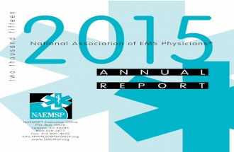2015 NAEMSP Annual Report