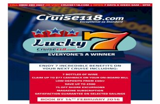 Cruise118.com Lucky7 brochure