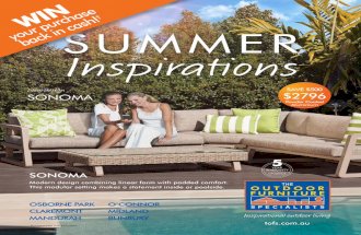 The Outdoor Furniture Specialists - WA. Summer Inspirations Catalogue