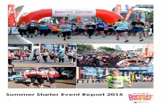 Summer Starter Event Report 2015