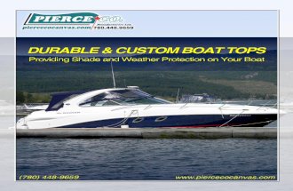 Durable & Custom Boat Tops