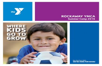 Rockaway YMCA 2016 Summer Camp Brochure