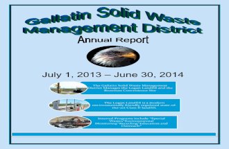 GSWMD Annual Report FY14