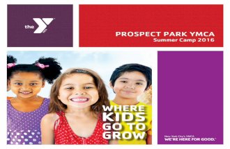 Prospect Park YMCA 2016 Summer Camp Brochure