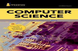 2016 Computer Science Catalog