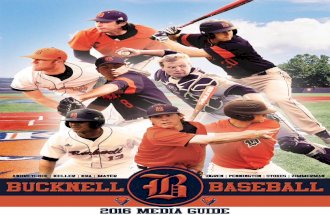 2016 Bucknell Baseball Guide