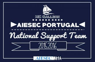 AIESEC Portugal NST booklet 3rd round