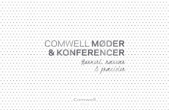 Comwell Fælles Konferencebrochure 2016