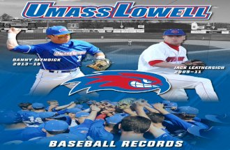 2016 UMass Lowell Baseball Record Book