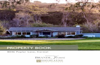 Property Book- 8046 Poplar Lane, Carmel Ca