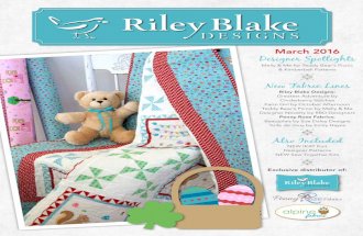 Riley Blake Designs March 2016 Consumer Mailer