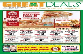 March 2016 Great Deals of Henry County