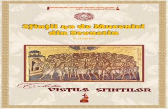 Sfinții 40 de Mucenici din Sevastia (9 martie)