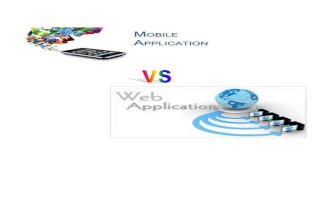 Mobile App VS Web App