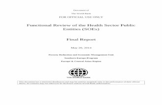 Ministry of Health-Report-SOEs