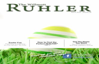 The Willmott Ruhler - March 2016