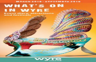 What's on in wyre summer 2016