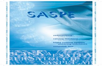 SASPE is a finishing textile machines