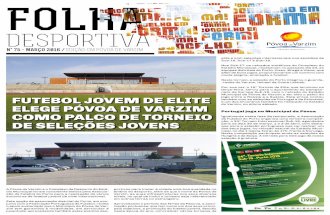 Folha Desportiva março 2016