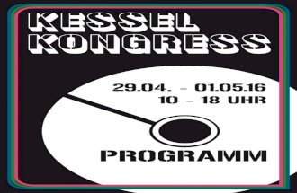 Kessel Kongress 2016 Programm