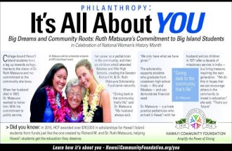 March 20 - Hawaii Tribune Herald - Matsuura