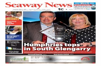 Cornwall Seaway News April 7, 2016 Edition