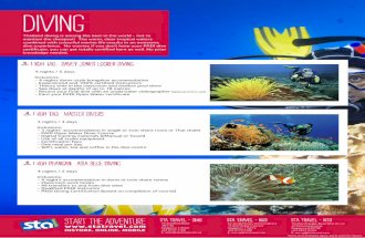 STA Travel Diving trips
