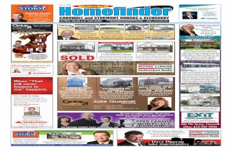 HOMEFINDER Cornwall and SD&G April 28th to May 5th, 2016
