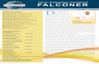 Falcon Newsletter volume 3