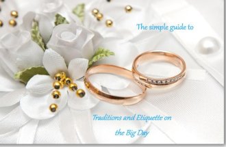 wedding folklore traditions & etiquette