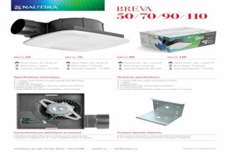 Catalogue Ventilateurs de salle de bain Breva