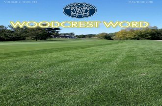 May/June 2016 Woodcrest Word