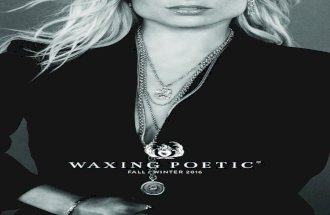 Waxing Poetic | Fall/Winter 2016 Catalog