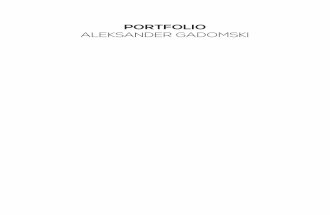 Aleksander Gadomski | Portfolio ENG