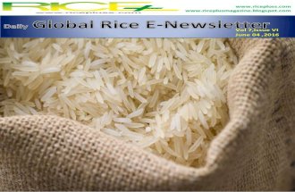 4th june ,2016 daily global,regional & local rice enewsletter by riceplus magazine